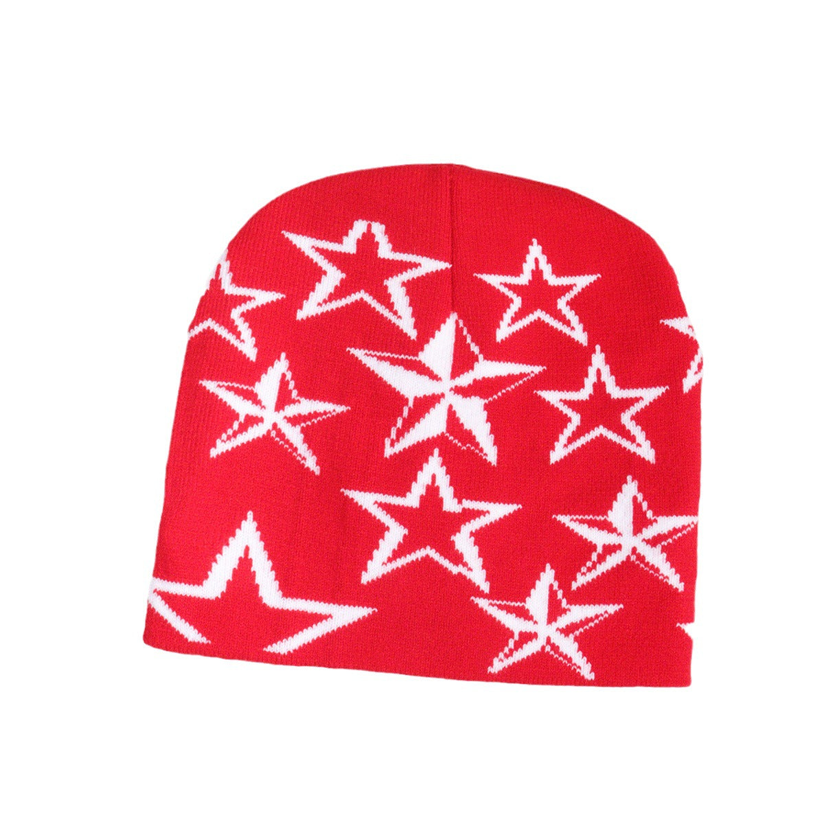 Wholesale Y2K Jacquard Knitted Hat Little Star Woolen Hat